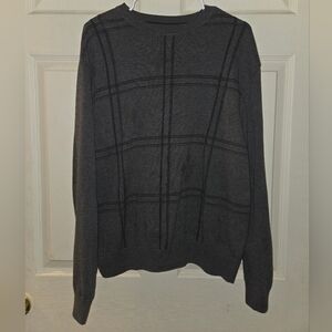 Alex Cannom Gray Sweater 100% Cotton Size Large